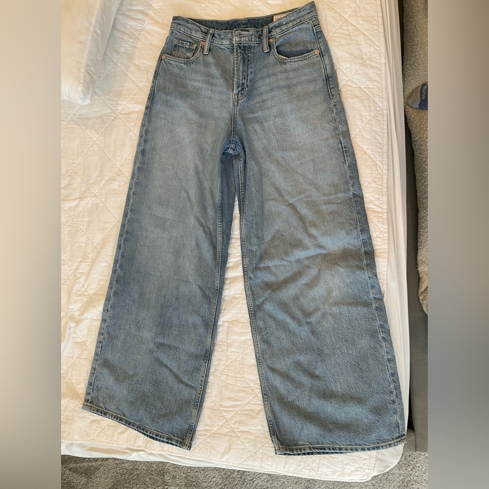Gap Mid Rise Ultrasoft Baggy Jean